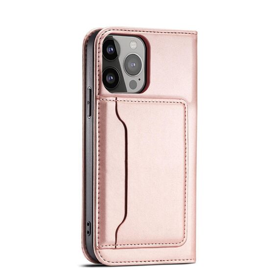 Magnet Card Case for Samsung Galaxy S23 Flip Wallet Stand Pink - Samsung Cases - Cases - Techbox