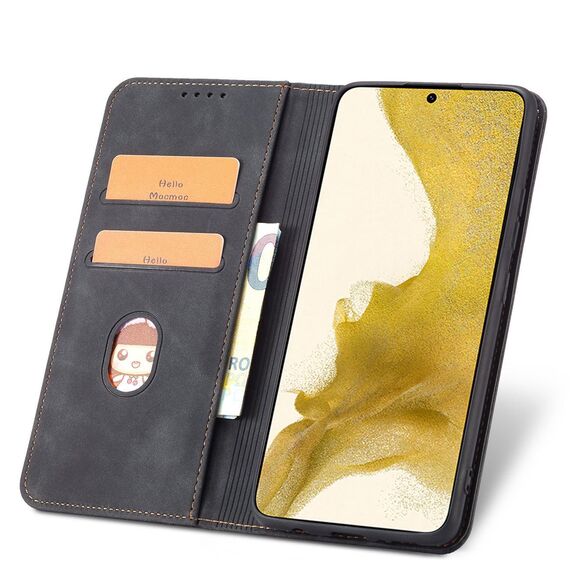 Magnet Fancy Case for Samsung Galaxy S23+ flip cover wallet stand black | Techbox