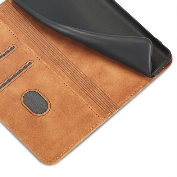 Magnet Fancy Case for Samsung Galaxy S23+ flip cover wallet stand brown | Techbox