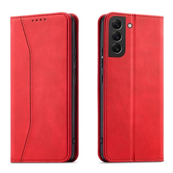 Magnet Fancy Case for Samsung Galaxy S23+ flip cover wallet stand red - Samsung Cases - Cases - Techbox