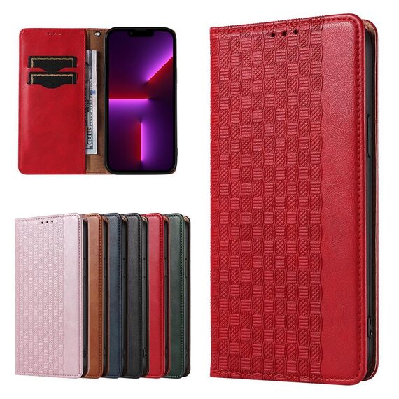 Magnet Strap Case for Samsung Galaxy S23+ Flip Wallet Mini Lanyard Stand red | Techbox