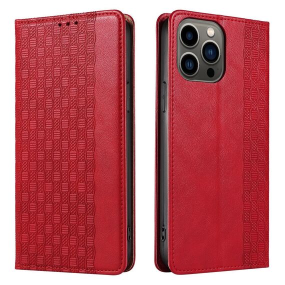 Magnet Strap Case for Samsung Galaxy S23+ Flip Wallet Mini Lanyard Stand red | Techbox