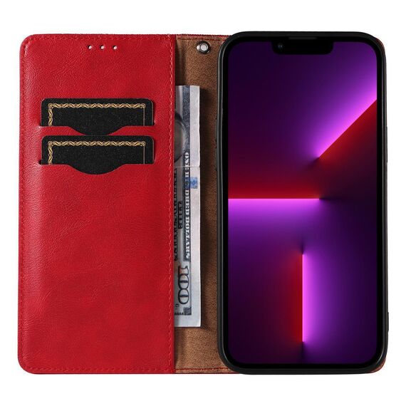Magnet Strap Case for Samsung Galaxy S23+ Flip Wallet Mini Lanyard Stand red | Techbox