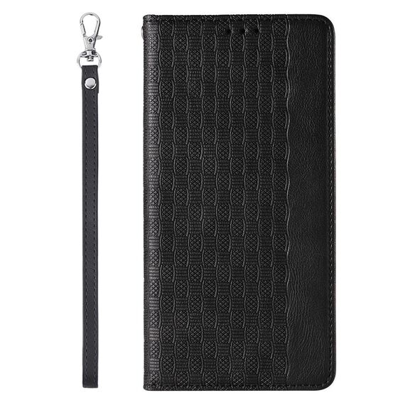 Magnet Strap Case for Samsung Galaxy S23 Ultra Flip Wallet Mini Lanyard Stand Black - Samsung Cases - Cases - Techbox