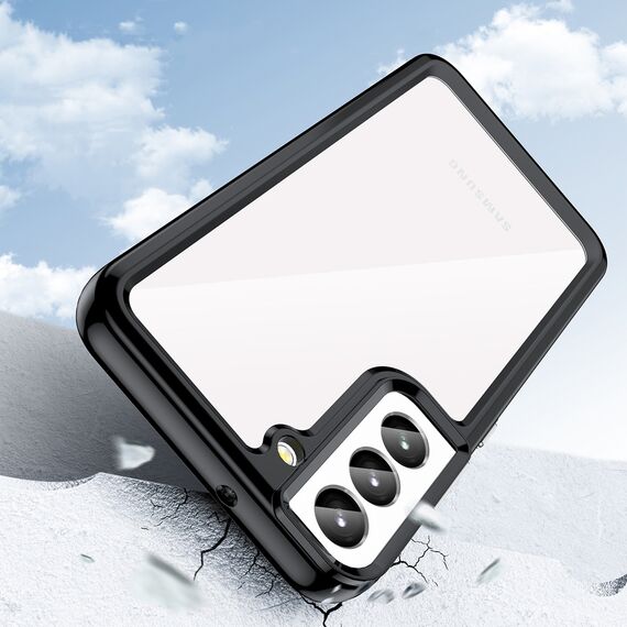 Outer Space Case for Samsung Galaxy S23+ cover with a flexible frame black | Techbox
