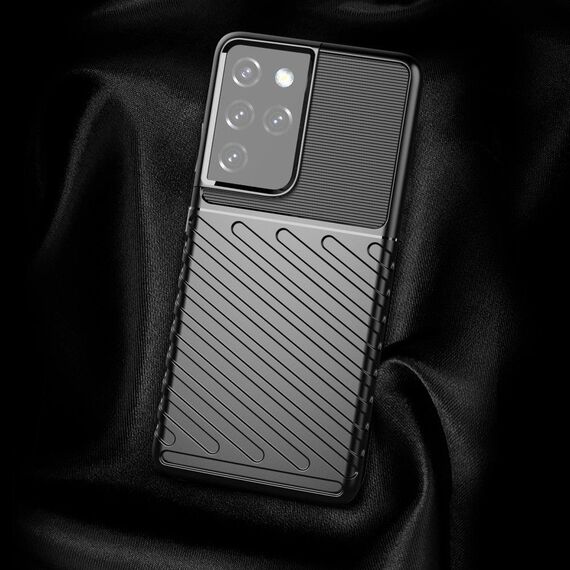 Thunder Case for Samsung Galaxy S23 Ultra silicone armor case blue - Samsung Cases - Cases - Techbox