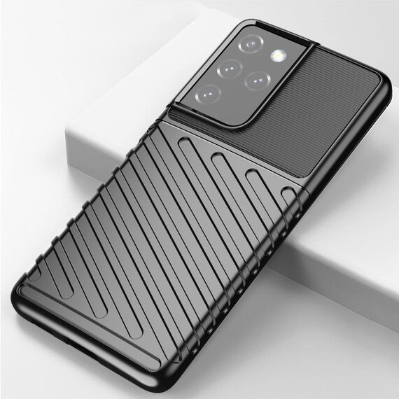 Thunder Case for Samsung Galaxy S23 Ultra silicone armor case blue - Samsung Cases - Cases - Techbox