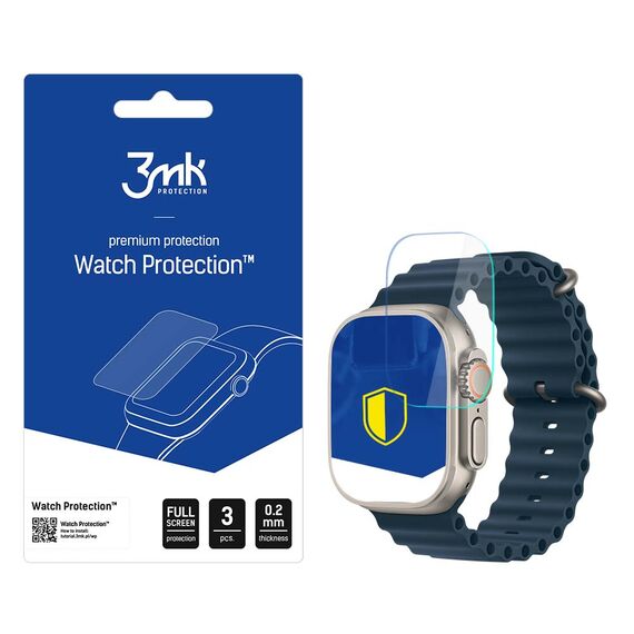 Apple Watch Ultra/Ultra 2 - 3mk Watch Protection™ v. FlexibleGlass Lite - Accessories - Smartwatches & Accessories - Techbox