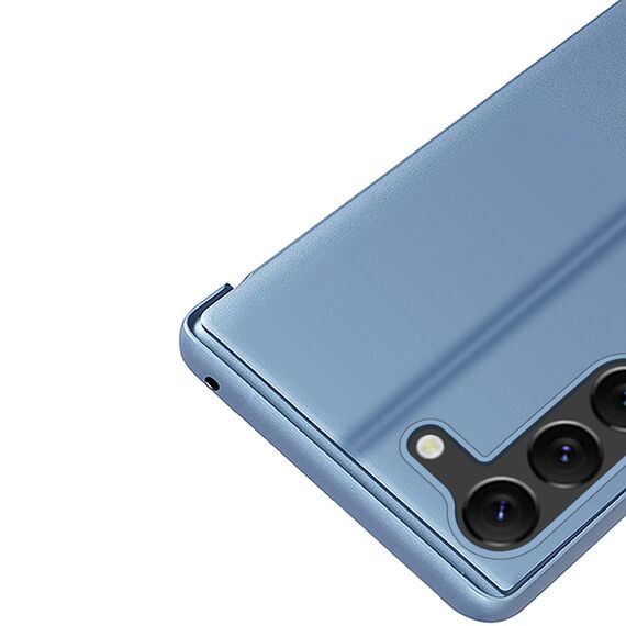 Clear View Case cover for Samsung Galaxy S23+ flip cover blue | Techbox