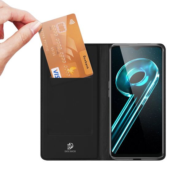Dux Ducis Skin Pro Case For Realme 10 5G / Realme 9i 5G Cover Flip Card Wallet Stand Black | Techbox