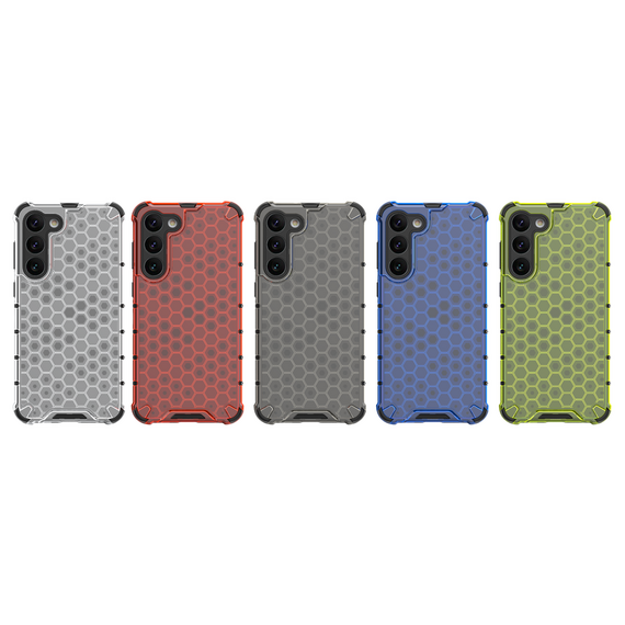 Honeycomb case for Samsung Galaxy S23+ armored hybrid cover blue | Techbox