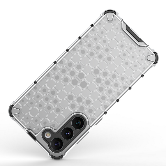 Honeycomb case for Samsung Galaxy S23+ armored hybrid cover blue | Techbox