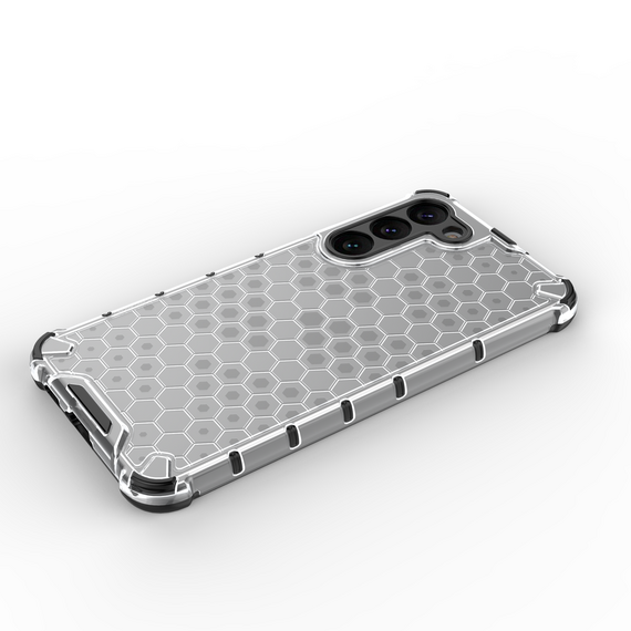 Honeycomb case for Samsung Galaxy S23+ armored hybrid cover blue | Techbox