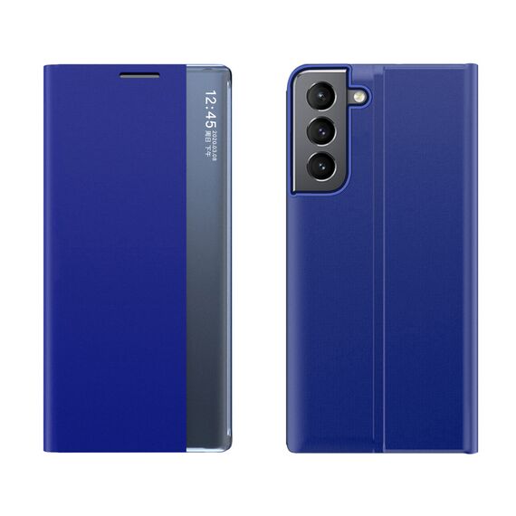 New Sleep Case for Samsung Galaxy S23 cover with flip stand blue - Samsung Cases - Cases - Techbox