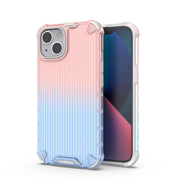 Ombre Protect Case for iPhone 14 Plus armored cover pink and blue - Apple Cases - Cases - Techbox
