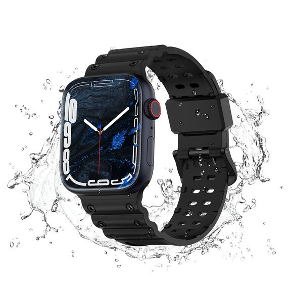 Strap Triple Protection for Apple Watch 38 / 40 / 41 mm bracelet strap - black | Techbox