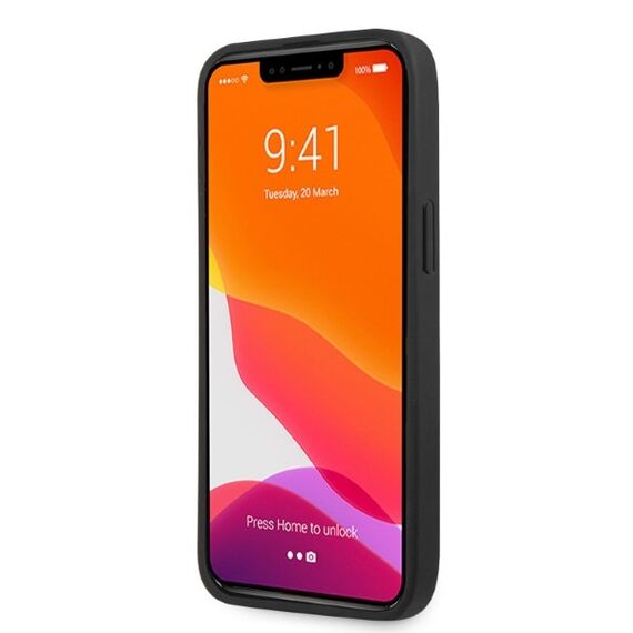 AMG Leather Curved Lines case for iPhone 13 Pro Max - black - Smartphone Accessories - Cables & Accessories - Techbox