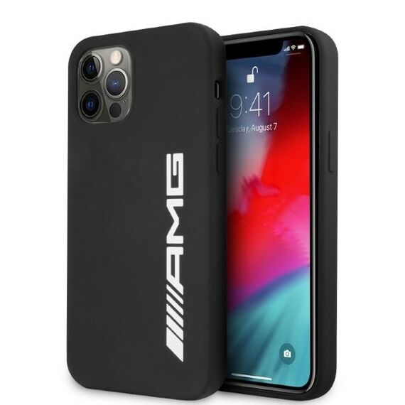 AMG Silicone Big Logo case for iPhone 12 Pro Max - black - Apple Cases - Cases - Techbox