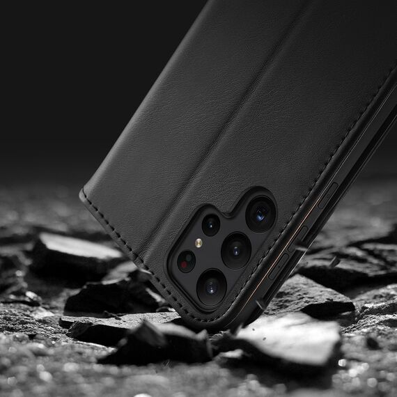 Dux Ducis Hivo case Samsung Galaxy S23+ flip case wallet stand RFID blocker black | Techbox
