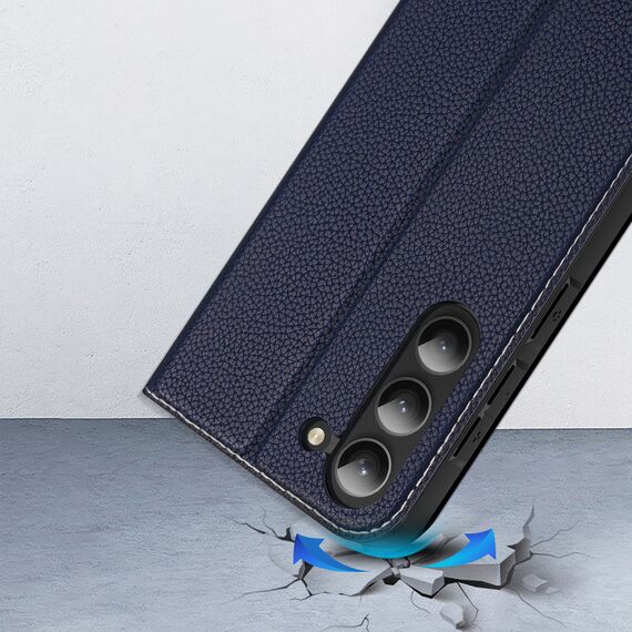 Dux Ducis Skin X2 case Samsung Galaxy S23+ flip case wallet stand blue - Samsung Cases - Cases - Techbox