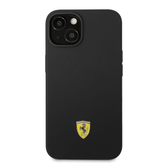 Ferrari FEHMSIP14SBK iPhone 14 6.1" black/black hardcase Silicone Metal Logo Magsafe - Apple Cases - Cases - Techbox
