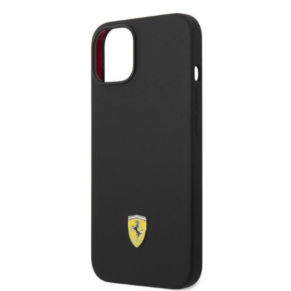 Ferrari FEHMSIP14SBK iPhone 14 6.1" black/black hardcase Silicone Metal Logo Magsafe - Apple Cases - Cases - Techbox