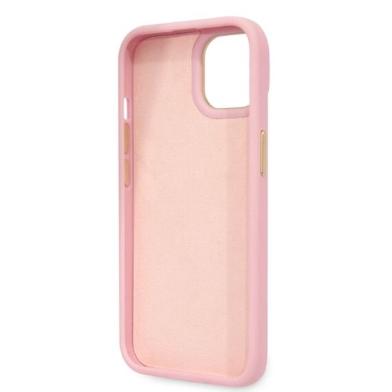 Guess Croco Collection case for iPhone 14 Plus - pink - Apple Cases - Cases - Techbox