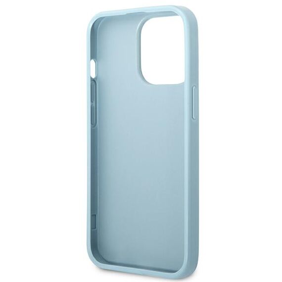 Guess Saffiano 4G Small Metal Logo Case for iPhone 13 Pro / 13 - Blue - Apple Cases - Cases - Techbox