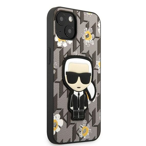 Karl Lagerfeld KLHCP13MPMNFIK1 iPhone 13 6.1" grey/grey Flower Ikonik Karl | Techbox