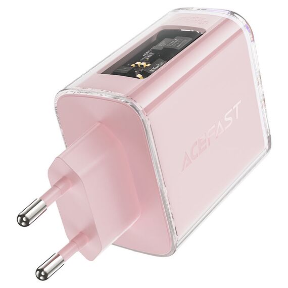 Acefast charger GaN 65W 3 ports (1xUSB, 2xUSB C) green (A45) - Travel Chargers - Smartphone Chargers - Techbox