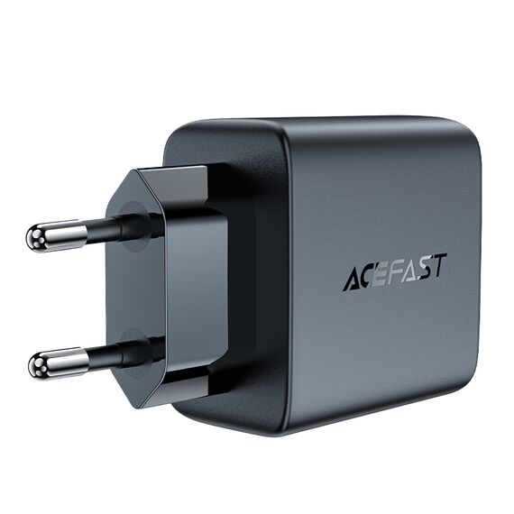 Fast charger GaN 35W PD 2x USB C Acefast A49 - black - Travel Chargers - Smartphone Chargers - Techbox