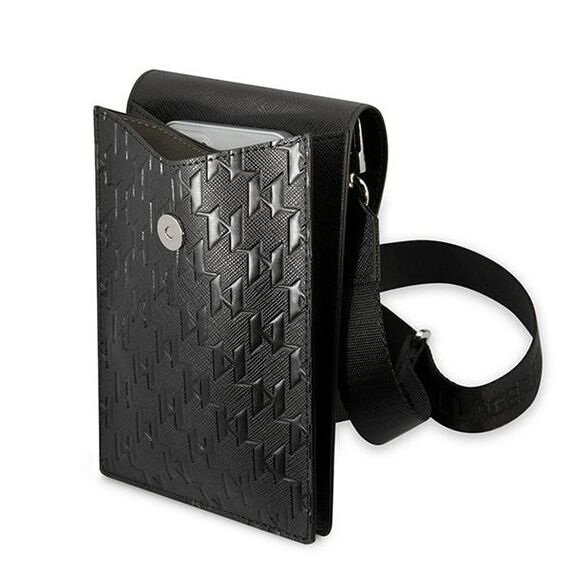 Karl Lagerfeld Handbag KLWBSAMSMK black/black Monogram Plate | Techbox