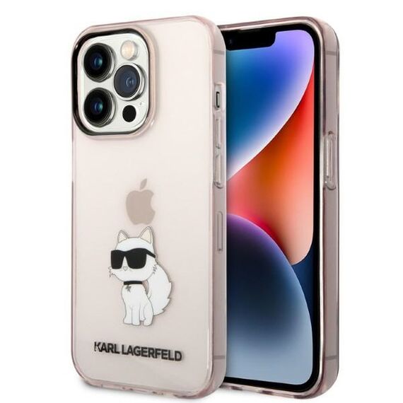 Karl Lagerfeld Ikonik Choupette case for iPhone 14 Pro Max - pink | Techbox