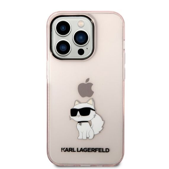 Karl Lagerfeld Ikonik Choupette case for iPhone 14 Pro Max - pink | Techbox