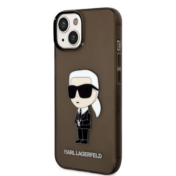 Karl Lagerfeld Ikonik Karl case for iPhone 14 Plus - black - Apple Cases - Cases - Techbox