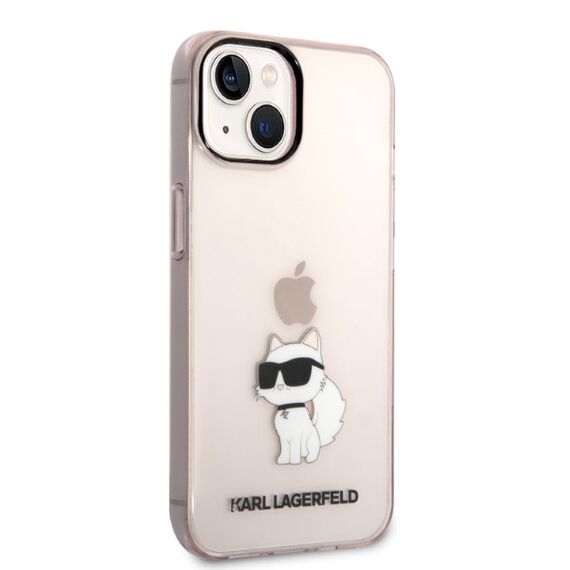 Karl Lagerfeld KLHCP14MHNCHTCP iPhone 14 Plus 6.7" pink/pink hardcase Ikonik Choupette | Techbox