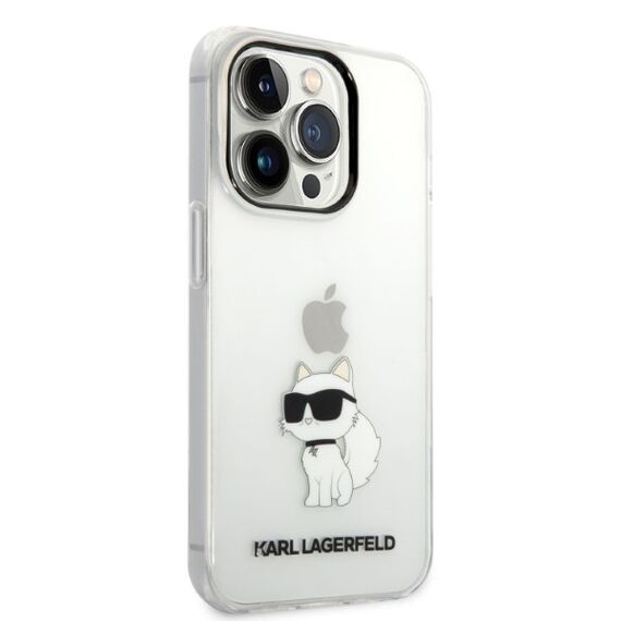 Karl Lagerfeld KLHCP14XHNCHTCT iPhone 14 Pro Max 6.7" transparent hardcase Ikonik Choupette - Apple Cases - Cases - Techbox