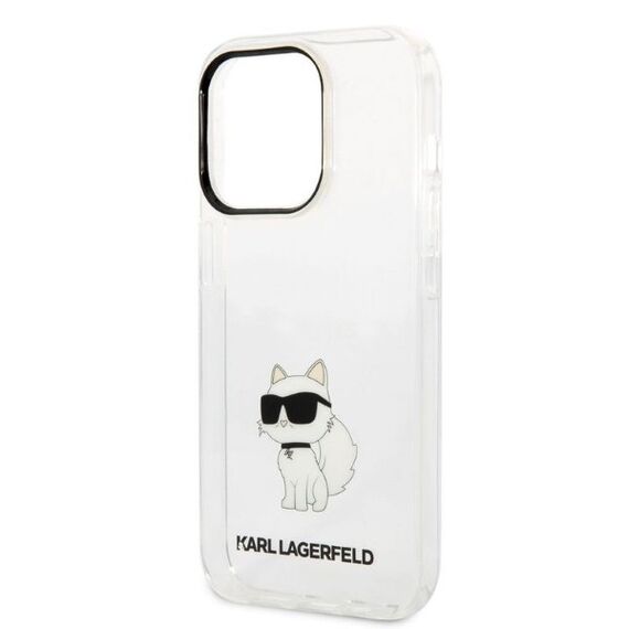 Karl Lagerfeld KLHCP14XHNCHTCT iPhone 14 Pro Max 6.7" transparent hardcase Ikonik Choupette - Apple Cases - Cases - Techbox