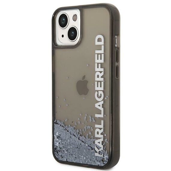 Karl Lagerfeld Liquid Glitter Elong case for iPhone 14 Plus - black - Apple Cases - Cases - Techbox