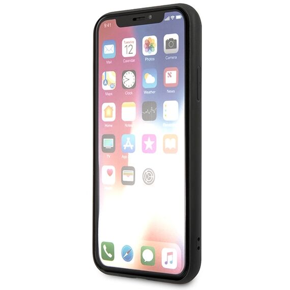 Karl Lagerfeld Saffiano Karl&amp;Choupette Head case for iPhone X/XS - black - Uncategorized Cases (2) - Cases - Techbox