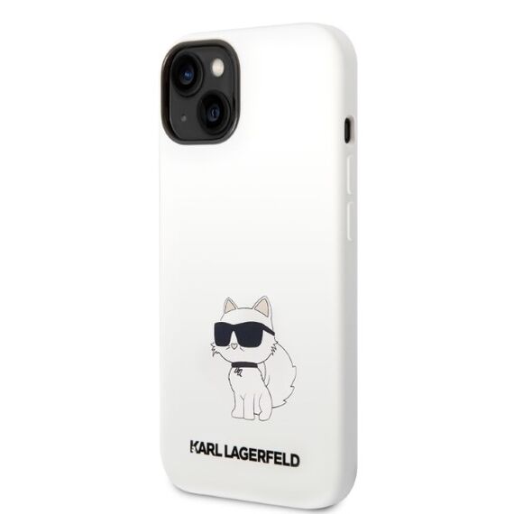 Karl Lagerfeld Silicone Choupette case for iPhone 14 Plus - white | Techbox