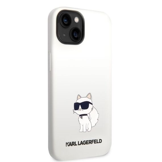 Karl Lagerfeld Silicone Choupette case for iPhone 14 Plus - white | Techbox