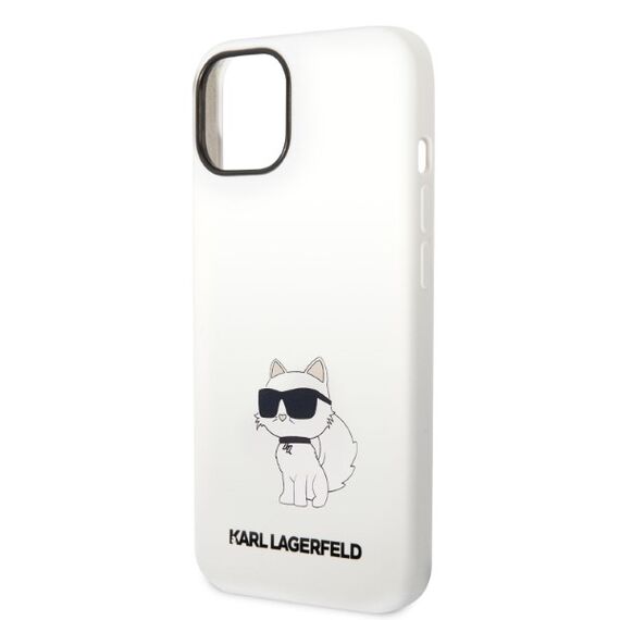 Karl Lagerfeld Silicone Choupette case for iPhone 14 Plus - white | Techbox