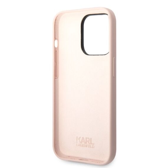 Karl Lagerfeld Silicone Choupette case for iPhone 14 Pro Max - pink - Apple Cases - Cases - Techbox