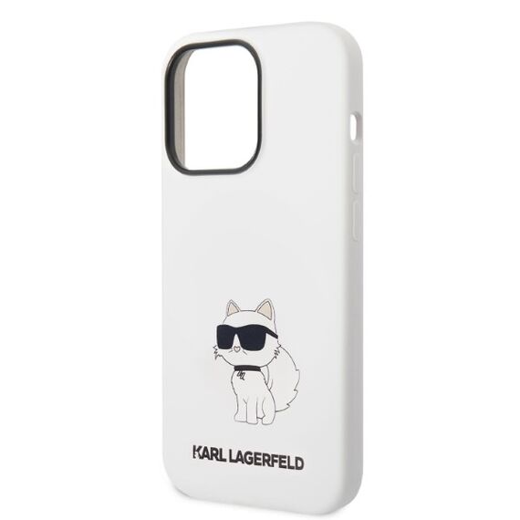 Karl Lagerfeld Silicone Choupette case for iPhone 14 Pro Max - white | Techbox