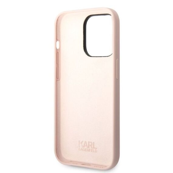 Karl Lagerfeld Silicone Ikonik case for iPhone 14 Pro Max - pink - Apple Cases - Cases - Techbox