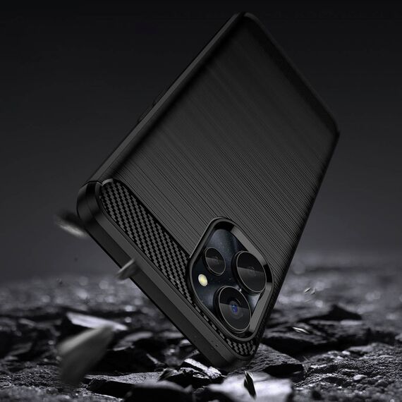 Carbon Case for Realme 10 5G / Realme 9i 5G Flexible Silicone Carbon Cover Black - Uncategorized Cases (2) - Cases - Techbox