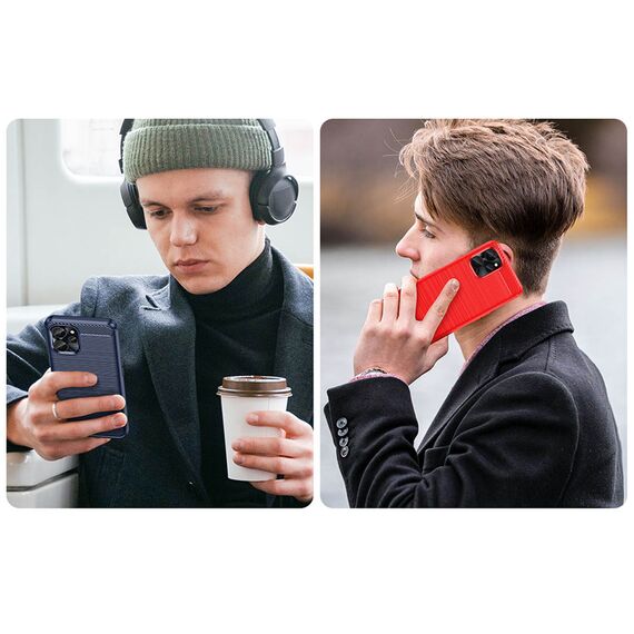 Carbon Case for Realme 10 5G / Realme 9i 5G Flexible Silicone Carbon Cover Black - Uncategorized Cases (2) - Cases - Techbox