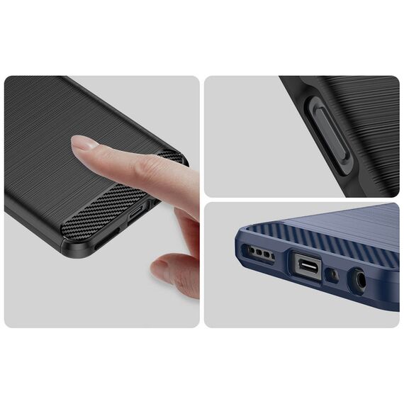 Carbon Case for Realme 10 5G / Realme 9i 5G Flexible Silicone Carbon Cover Black - Uncategorized Cases (2) - Cases - Techbox