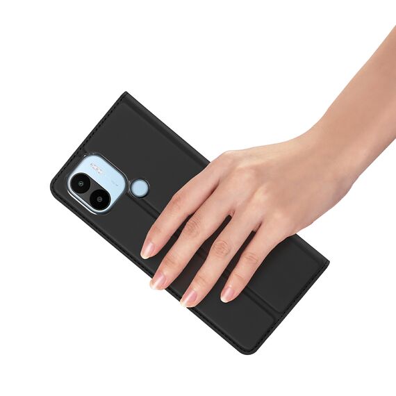 Dux Ducis Skin Pro Case for Xiaomi Redmi A1+ Flip Card Wallet Stand Black | Techbox